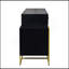 Ensemble de coiffeuse avec miroir, commode avec table de chevet et 4 tiroirs-563604431
