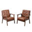 Chaise avec accoudoirs rembourrée Judeth et structure en bois massif (ensemble de 2)-1794009624-1752254512