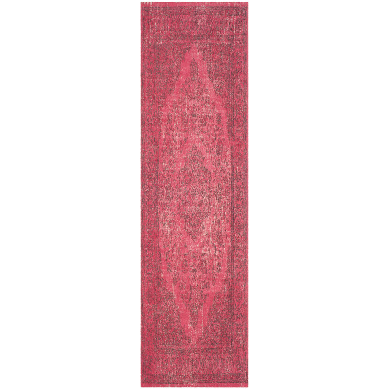 Lotsee Cotton Oriental Rug, Runner 2'4" x 8'