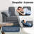 Ashleh 75.8" L-Shaped Sleeper Sofa Bed Sectional-780319675
