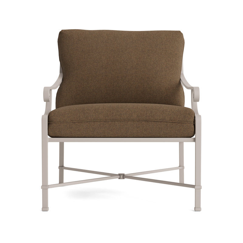 Venetian Outdoor Lounge Chair, Fusion Moccasian, Dove Smooth