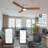 Geddies 52" Smart Ceiling Fan with Light