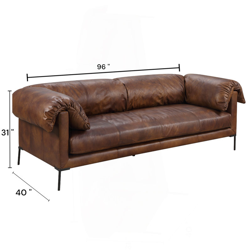Macho Top Grain Leather Sofa