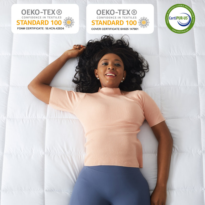 10cm Gel Memory Foam Mattress Topper, 150x200cm