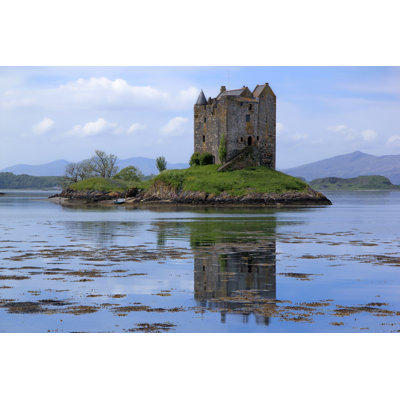 Castle Stalker by Simongurney - Wrapped Canvas Print