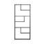 Teun 188cm H x 85cm W Etagere Bookcase
