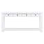 Table rustique chic antique blanche avec tablette et tiroirs pour le rangement de la console du vestibule: Design-2061601236
