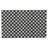 Checkered Absorbent Non-Skid Rectangular Toilet Mat