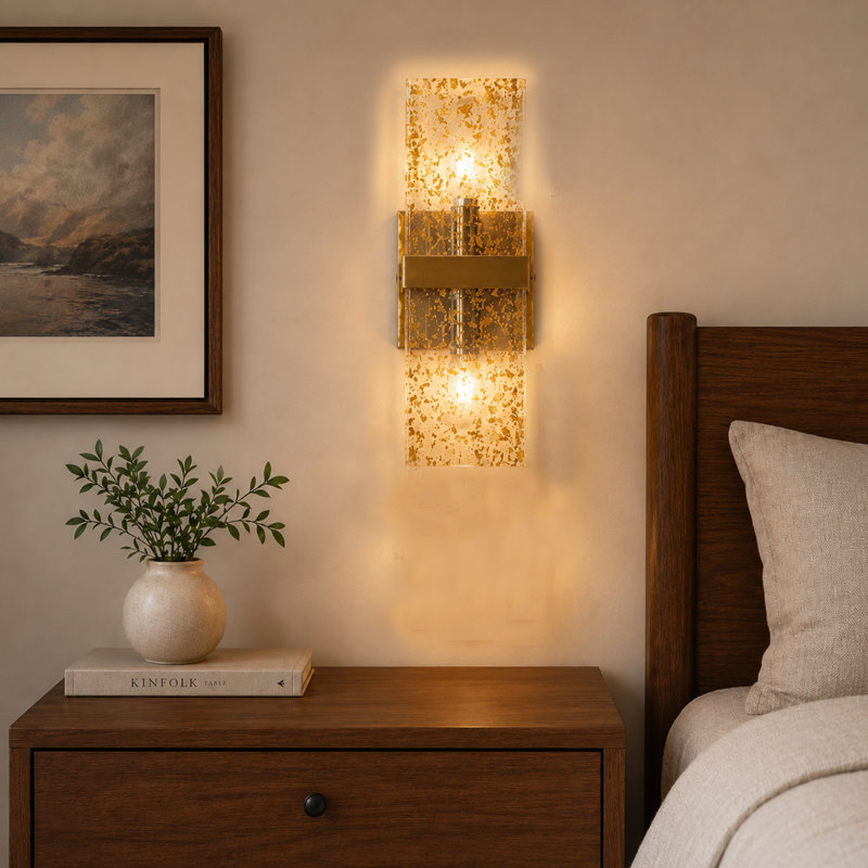 Applique murale linéaire à intensité variable pour salle de bain 2 lumières Cooper