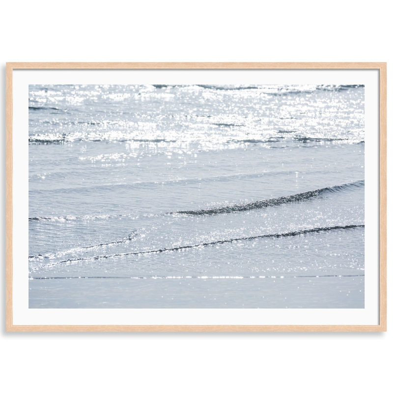 Shine Bright Like a Diamond Framed Photographic Print, 25" W x 18" H, Natural Wood