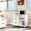 3 -Drawer 2- Shelf Mobile Filing Cabinet-1709552082