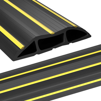 10 Ft Floor Cord Protector 3 Channels Floor Cord Cover