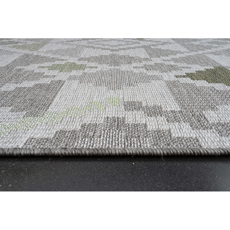 Avenir Rectangle Geometric Indoor / Outdoor Area Rug, Rectangle 200 x 290cm