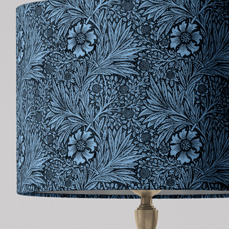 William Morris Lampshade, 10" H x 12" W x 12" D