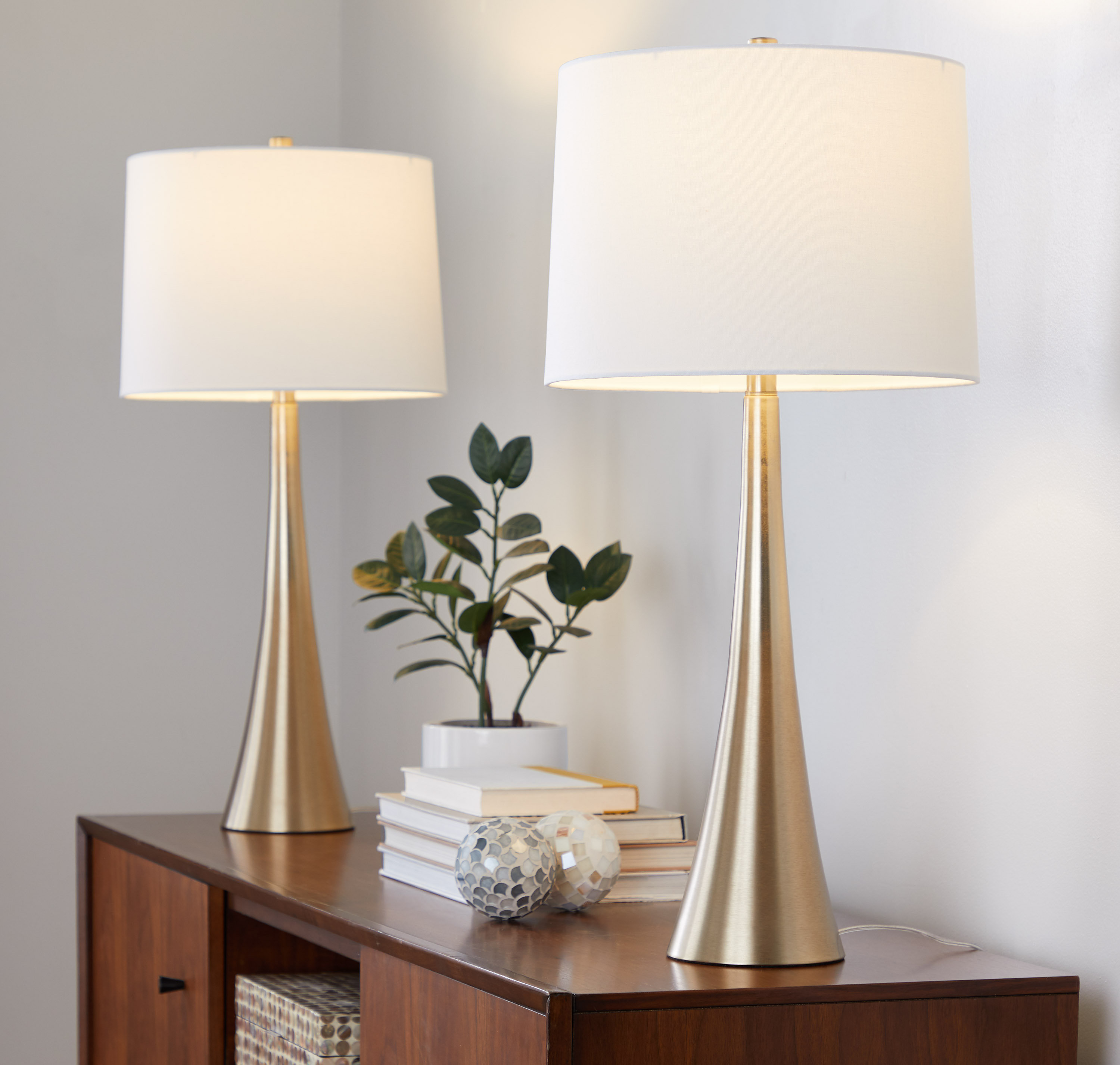 Orren Ellis Romina Metal Table Lamp & Reviews Wayfair