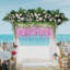 Paquet de 6 fleurs de glycine suspendues en vigne artificielle vigne Ratta guirlande suspendue fleurs en soie fête de mariage décoration-614534843