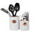 Metal Round Utensil Crock