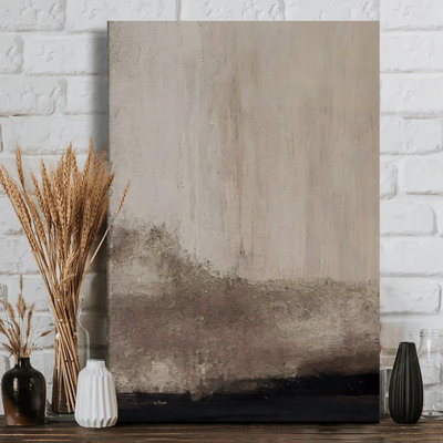 Abstract Texture Peeling Paint Expressive Art on Wrapped Canvas - 36" H x 24" W