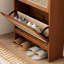 Armoire à chaussures, h 65 po avec rangement caché, s'adapte à divers styles de maison, armoire de grande capacité de construction pour entrée, h 65 po, 3 tiroirs rabattables et noir, pratique