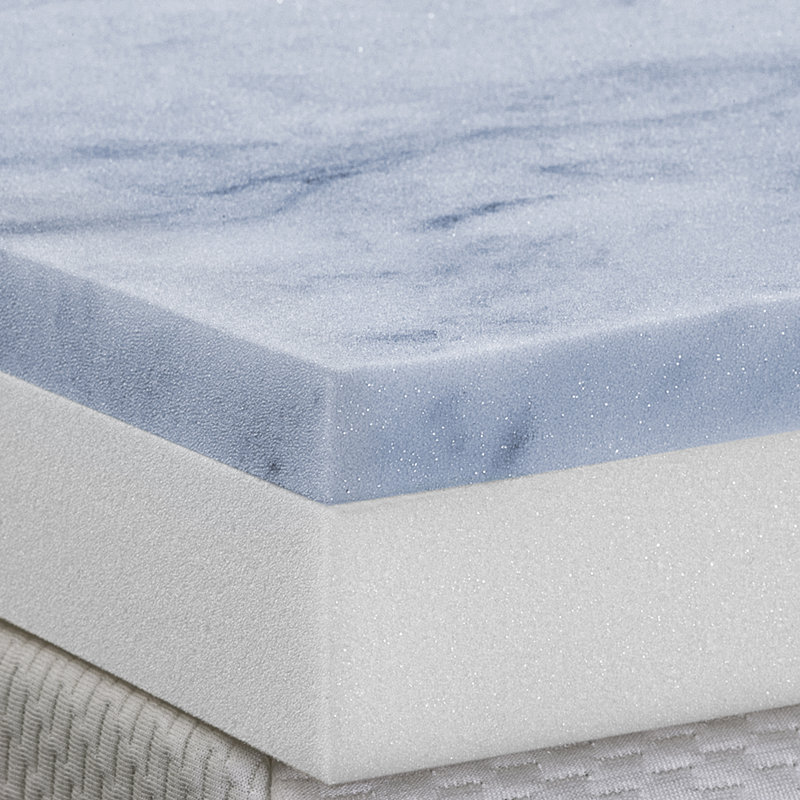Iona 3'' Memory Foam Mattress Topper, Queen