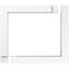 Panneau mural Prescott 3D en blanc-40552122