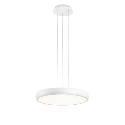 1 - Light LED Drum Pendant