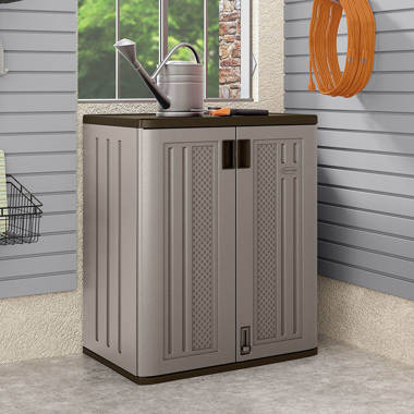 Suncast Mega Tall Utility Storage Cabinet