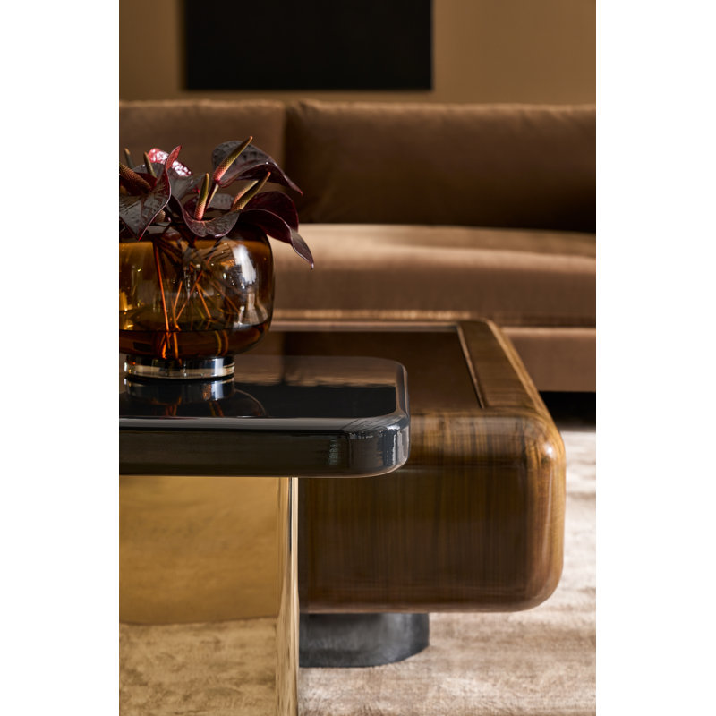 Caracole End Table, Brown