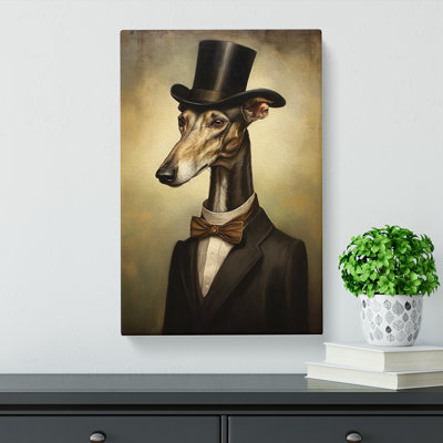 Greyhound Modern Art No.3 - Wrapped Canvas