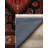 Guria Red/Black Oriental Machine Printed Cotton Chenille Area Rug-2035211204
