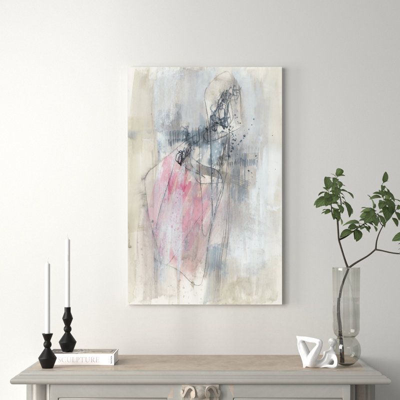 Eleesha " Holding Time II ", 48" H x 36" W x 1" D, Wrapped Canvas