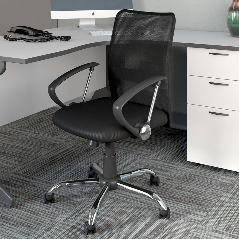 Hubbert Mesh Swivel Task Ofiice Chair, Black