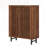 33.46" Wooden  6-Tier Shoe Cabinet with Louvered Doors-1854245039