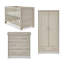 Nika Cot Bed 3-Piece Nursery Furniture Set-49700400