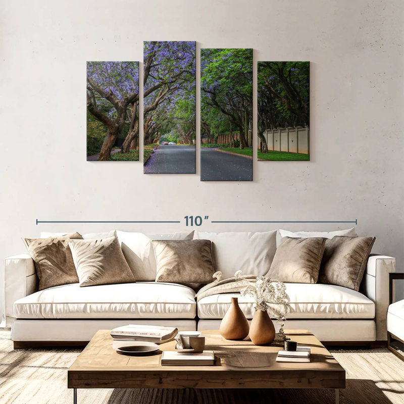 Mehar Jacaranda Trees In Pretoria, 48"H x 75"W