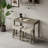 Shrivas Bar Table and Chairs Set, 3-Piece Dining Table Set for 2 with Built-in USB and Power Outlets, Counter Height Table and 2 Bar Stools Space Saving for Dining Room Living Room Small Kitchen-2022087147-2022087145