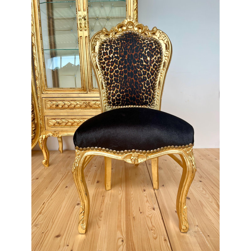 Upholstered Accent Chair, Black