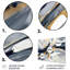 «Gray Gold Transcendent Impressions V», impression sur métal 3 pièces