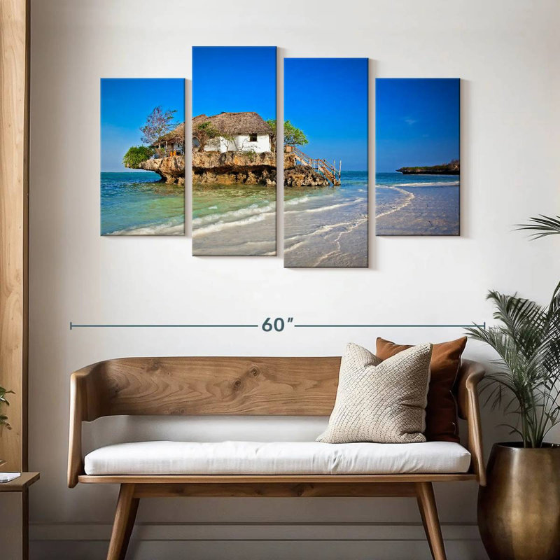 Overwater Beach Hut, H 32 po x l 52 po