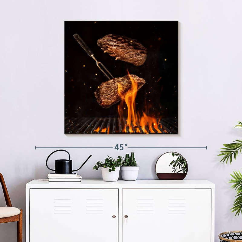 Yarlin Flame Grilled Steak, 30" H x 30" W