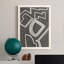 Abstract Maze III - Peinture sur toile encadrée-677656043-677656044