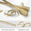 Tringle à rideaux simple réglable Azura-93946036-87874276