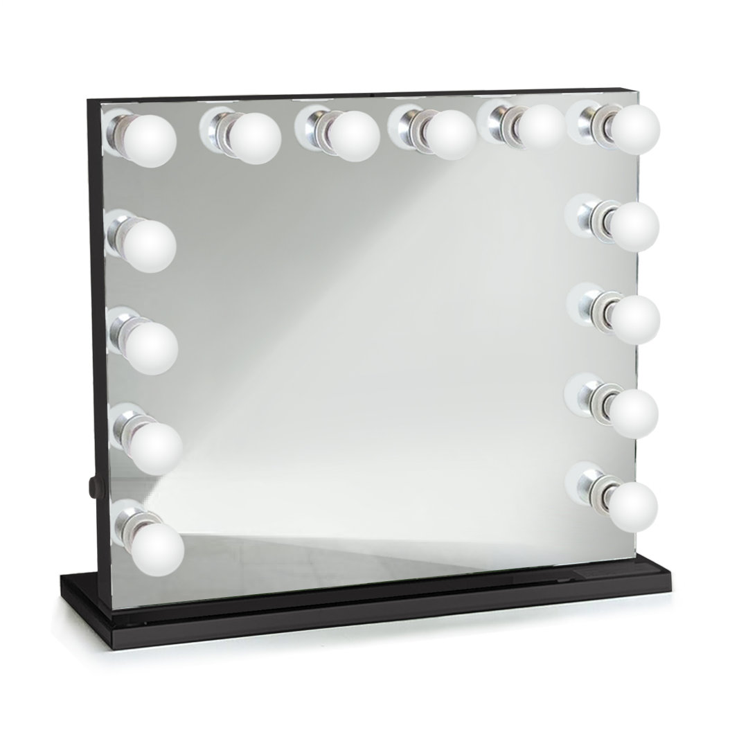 Andaluss Hollywood Lighted Makeup / Shaving Mirror Orren Ellis 