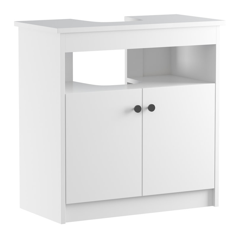 30cm Single Bathroom Vanity Base Only, White