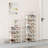 5 Tier Stackable Small Shoe Rack,Narrow Sturdy Shoe Shelf Organizer, Non-Woven Fabric Metal Free Standing Shoe Racks For Entryway, Hallway And Closet-1922240578-1922240576
