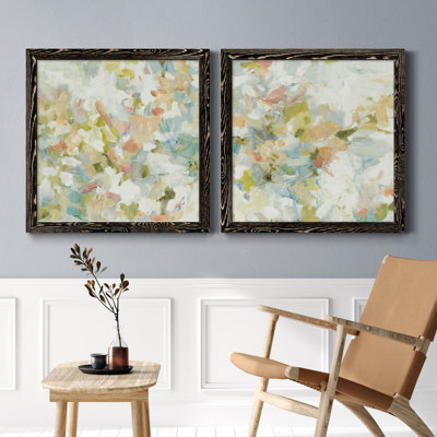 " FLORAL BLUSH " 2 - Pieces Painting Print