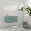 Meuble-lavabo mural avec lavabo en résine 36 po - Armoire à 2 portes pour rangement spacieux, lavabo en forme de goutte-1696411085-1696411074