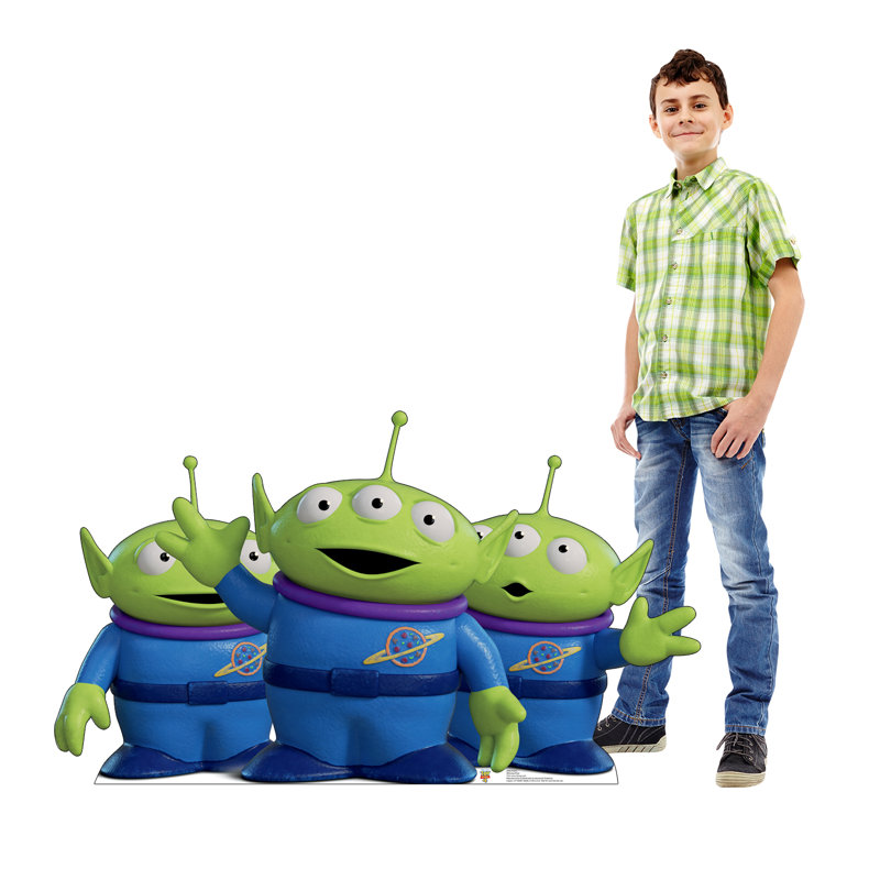 Accroche en carton 4 étrangers disney/pixar toy story