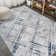 Tapis gris / bleu Reich
