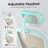 Ergonomic Office Chair With Headrest, Armrests, And Adjustable Lumbar Support For Comfortable Home Office And Study Use-739027488-739027489